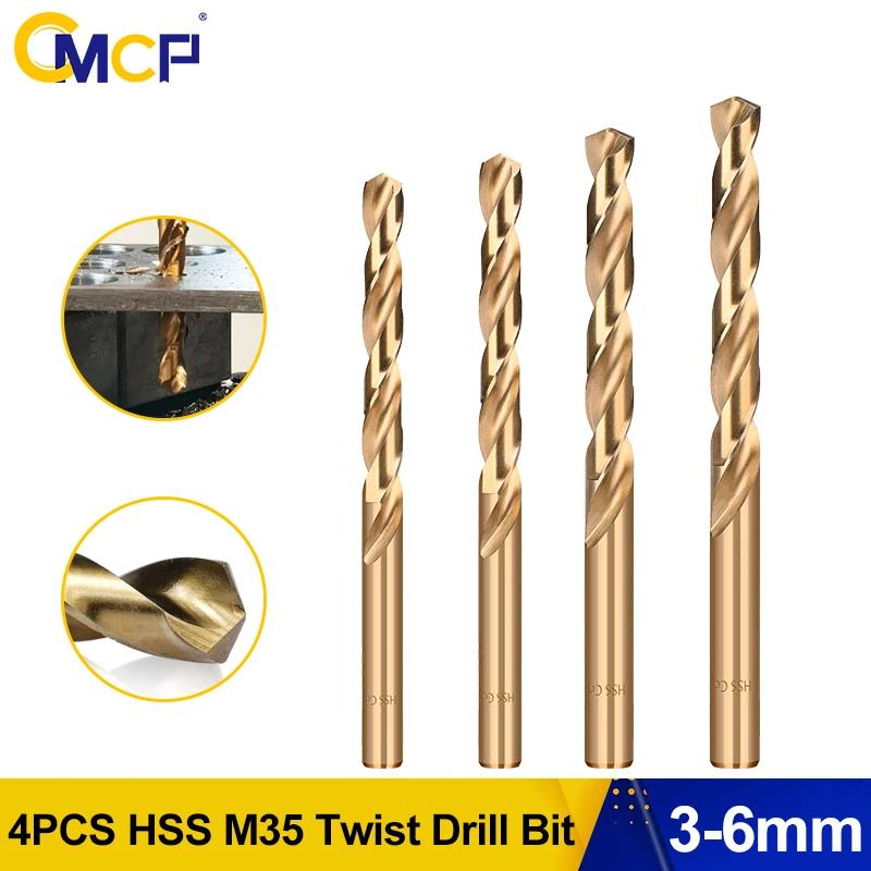 CMCP 帱 Ʈ HSS M35 ڹƮ 5% ƮƮ 帱 Ʈ, ݼ η ƿ   Ŀ  帱 , 4 , 3 4 5 6mm
